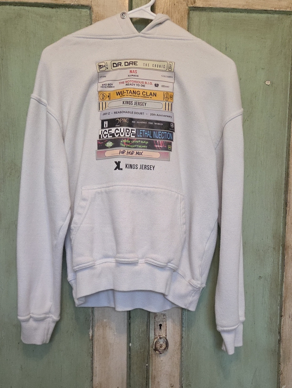Kings Jersey- "Legendary mixtapes" White Hoodie